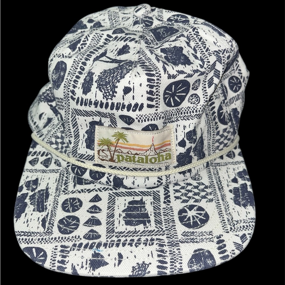 Patagonia Pataloha blue and white stand up hat